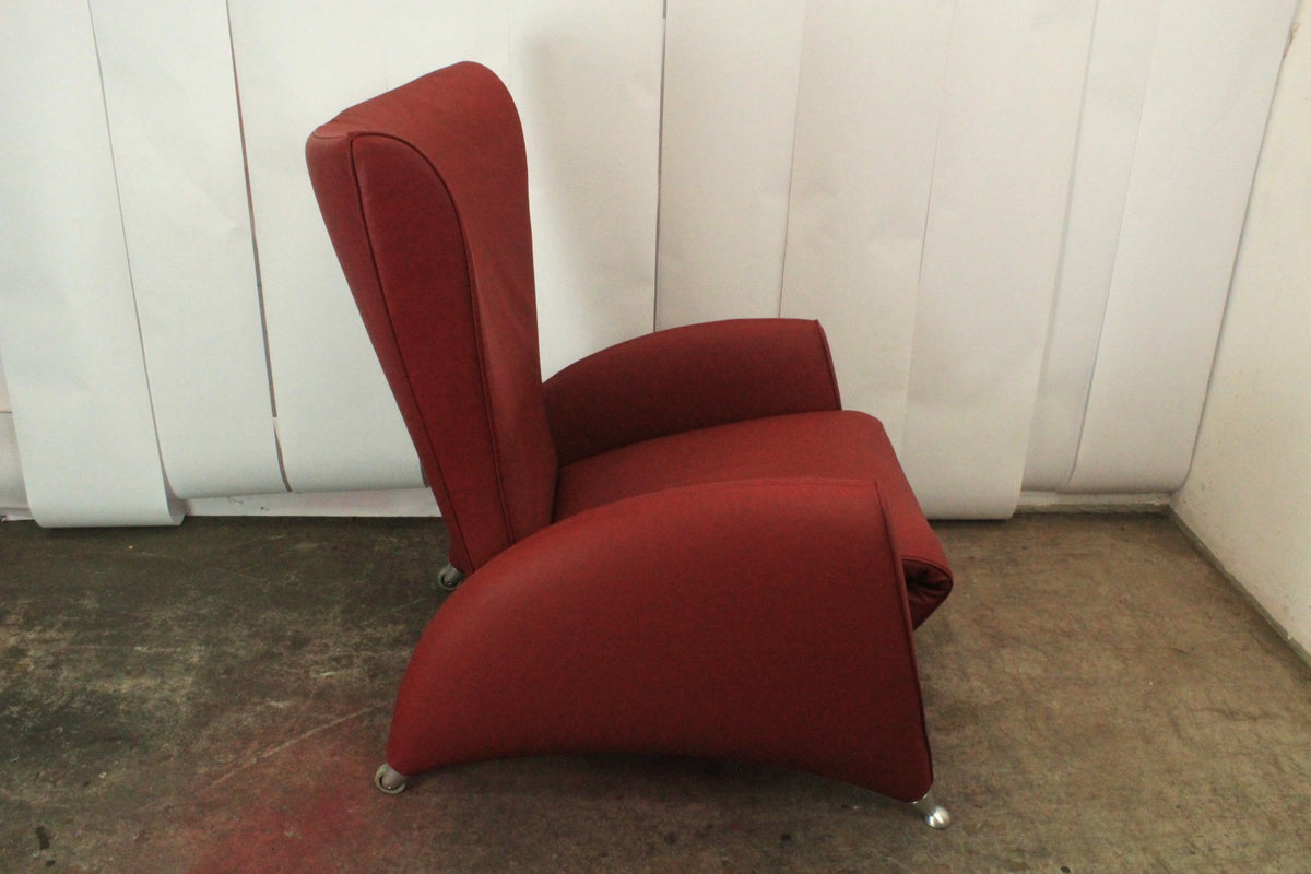 FSM FUX | SESSEL MIT FUNKTION | LEDER ROT | DESIGNER SESSEL | FSM - Bild 8