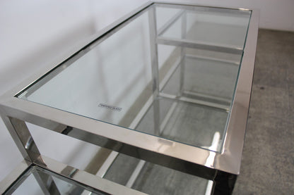 Elegantes Titanium Glasregal Sideboard Bücherregal Mit 6 Glasablagen | Reinstein Möbel - Bild 7