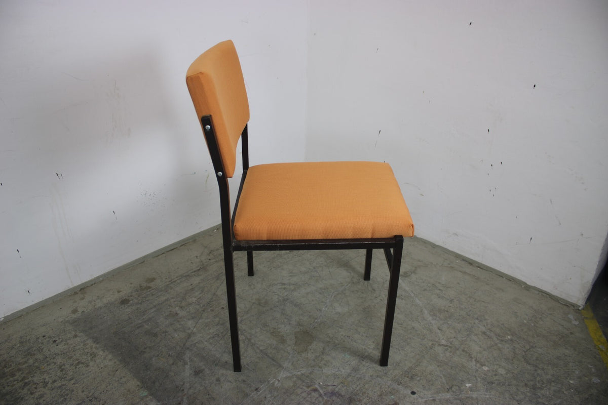 L&C Arnold Stahlrohr Stühle 60er Jahre Vintage Stuhl Set Orange | Arnold - Bild 8