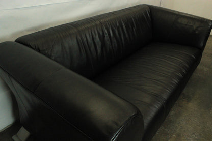 ROLF BENZ 322 | 3-SITZER | SCHWARZ LEDER | DESIGNER SOFA | Rolf Benz - Bild 8