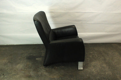 ROLF BENZ 322 | 1-SITZER | SCHWARZ LEDER | DESIGNER SESSEL | Rolf Benz - Bild 8
